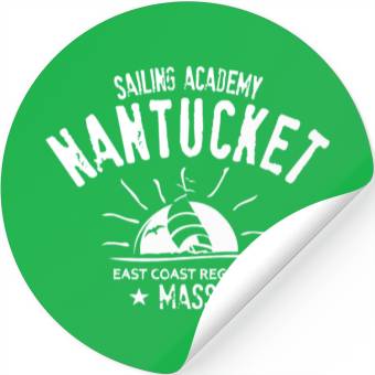 Discover Nantucket sailing academy Stickers