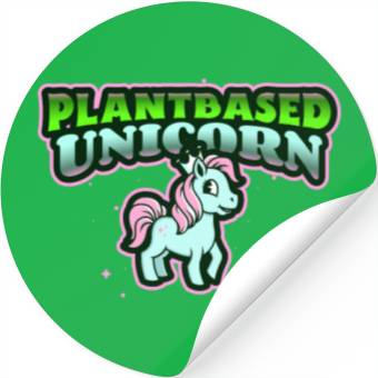 Discover Plantbased Unicorn for Plant based Stickers