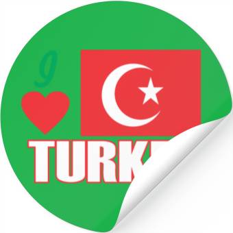 Discover I LOVE TURKEY Stickers