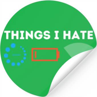 Discover Things I Hate Gamer Computer Science Programmer & Stickers