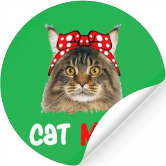 Discover Cat Mom Stickers