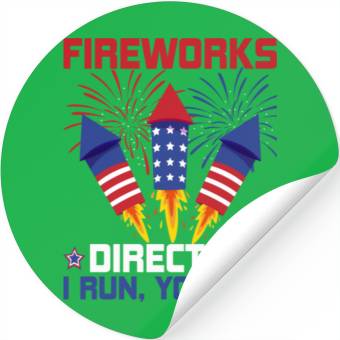 Discover Fireworks Director Stickers