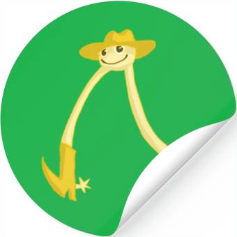 Discover cow boy Stickers