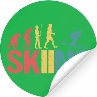 Discover Evolution of Skiing Stickers