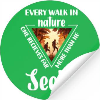 Discover Forest Camping Wilderness Stickers