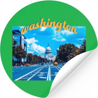 Discover Washington DC Stickers