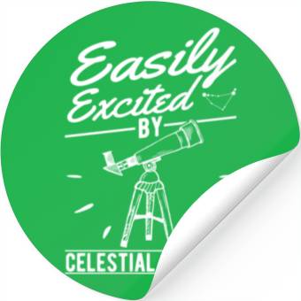 Discover Telescope Owner Celestial Objects Astronomy Stickers