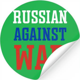 Discover Russian against war Stickers