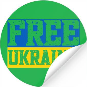 Discover Free Ukraine Flag Stickers