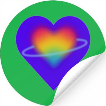 Discover rainbow heart pride Stickers
