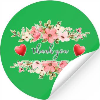 Discover Thank you gift Stickers