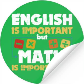 Discover Funny Math Art Student Funny Mathematics Lovers Stickers