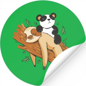 Discover Sloth and Panda Stickers