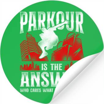 Discover Parkour Free Running Traceur Stickers