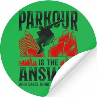Discover Parkour Free Running Traceur Stickers