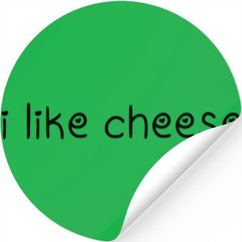 Discover i like cheese Stickers
