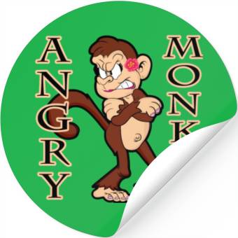 Discover Angry Monkei Stickers