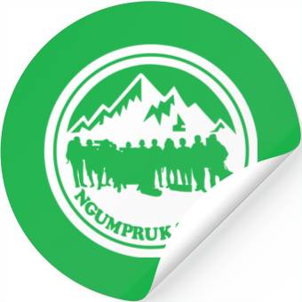 Discover camping team Stickers