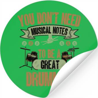 Discover drummer humor gift drums Stickers
