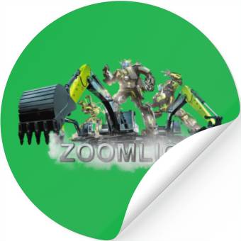 Discover Zoomlion Machine and Robot Concept Stickers