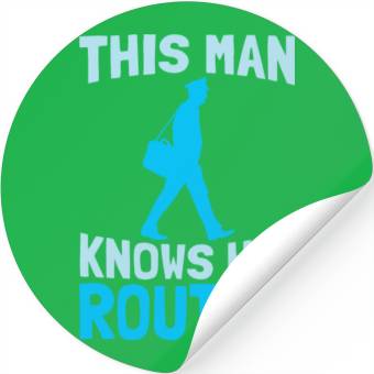 Discover Mailman Postal Worker Mail Carrier Stickers