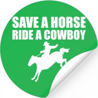 Discover Horse Cowboy Stickers