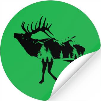 Discover NATURE Moose Stickers
