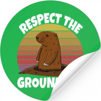 Discover Respect The Groundhog Stickers