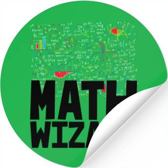 Discover Math Wizard Stickers