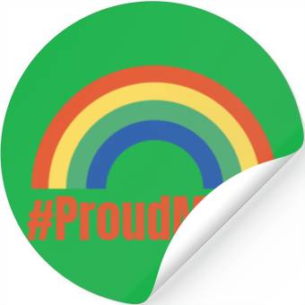 Discover Rainbow ProudMom Design Stickers