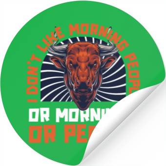 Discover Bull Beef Cattle Stickers