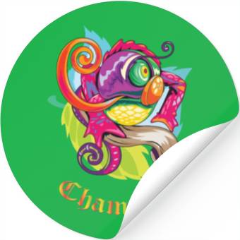 Discover Chameleon Stickers