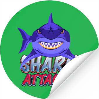 Discover Shark Attack Stickers
