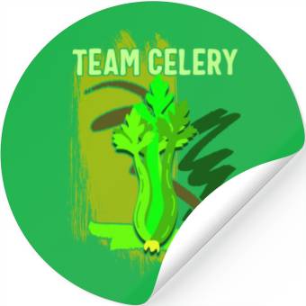 Discover Celery Vegetable Stickers, Team Celery Stickers,