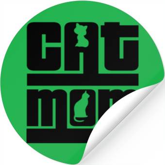 Discover Cat Mom Stickers