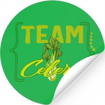 Discover Celery Vegetable Stickers, Team Celery Stickers,