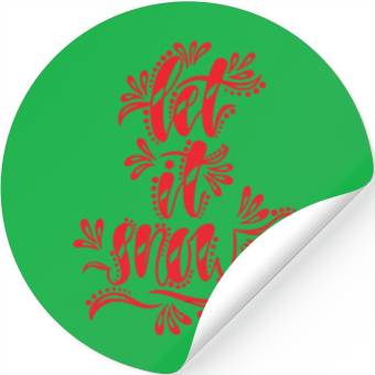 Discover Let it Snow Stickers