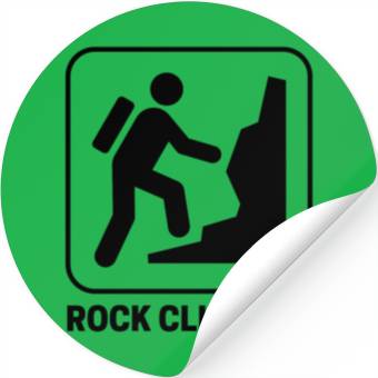Discover Rock Climbing Stickers