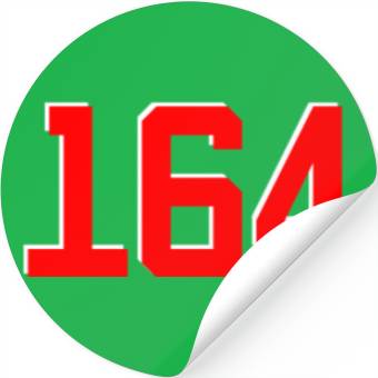 Discover 164 red and white Stickers