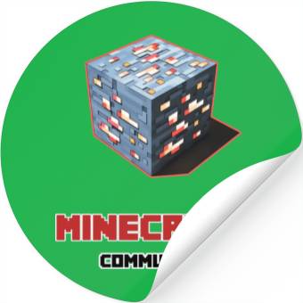 Discover Cube red ore dark - Community Stickers