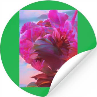 Discover Abstract Flower Stickers