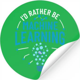 Discover Machine Learning Engineering Algorithm AI Beginner Stickers