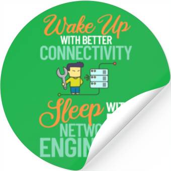 Discover Network Engineer Director Computer Engineering Stickers