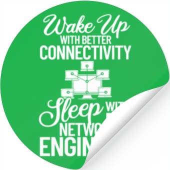 Discover Network Engineer Director Computer Engineering Stickers
