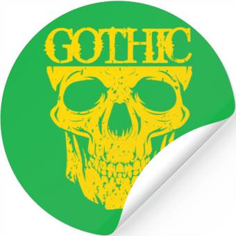 Discover Gothic Skull Stickers
