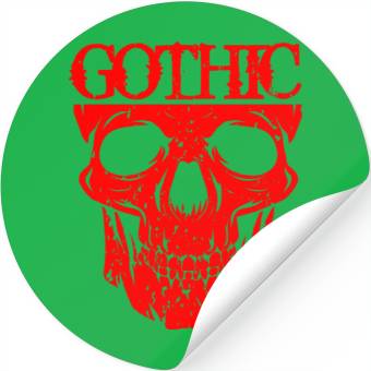 Discover Gothic Skull Stickers