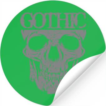 Discover Gothic Skull Stickers