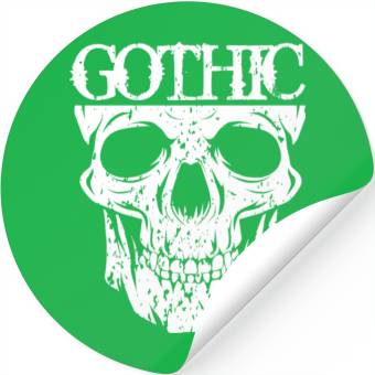 Discover Gothic Skull Stickers