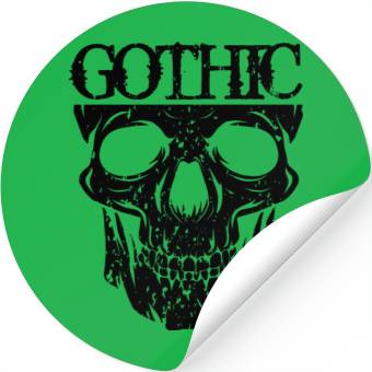 Discover Gothic Skull Stickers