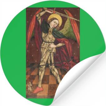 Discover Saint Michael in Bakabánya Stickers